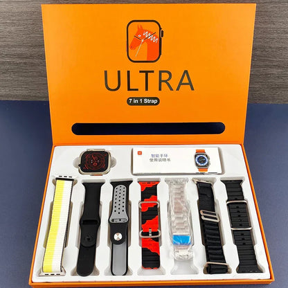 Reloj inteligente Ultra + 7 correas